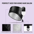 thumbnail image 6 of Uarter Hair Steamer Cap Thermal Heating Cap Hair Styling Tool for Deep Conditioning - Black, 6 of 7