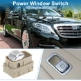 thumbnail image 2 of Interruptor de ventana eléctrica Unique Bargains No.2229051904 Interruptor de control de ventana para Mercedes-Benz E300 Convertible 2018 Plástico Beige, 2 of 7