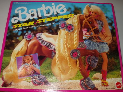 Vintage 1991 Barbie Star Stepper Horse Mattel 2575 RARE for sale online 
