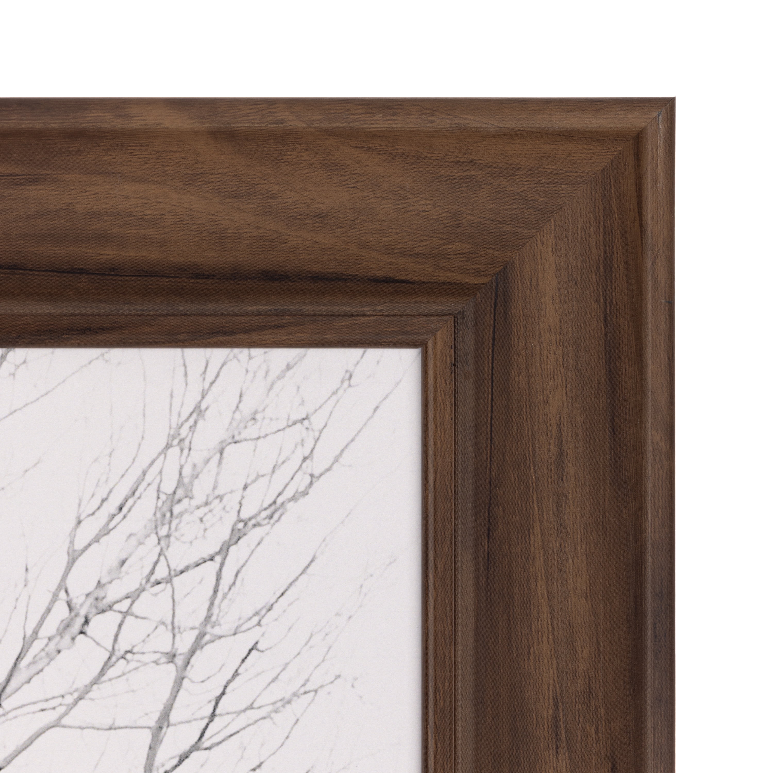 Gallery Solutions Gallery Solutions Wood Wall Mount Large Poster Picture Frame, 20" x 30", Walnut
