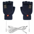 thumbnail image 1 of Winter Usb Charging Electric Heating Gloves Thermal Heated Full Half Finger Mittens, 1 of 1