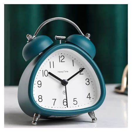 Retro Metal Alarm Clock Loud Bell for Deep Sleepers Easy Read