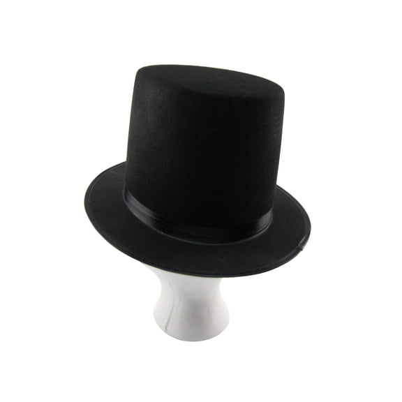 TreasureGurus Civil War Era Abe Lincoln Black Top Hat Steampunk Costume Accessory