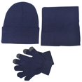 thumbnail image 2 of Winter Set with Adjustable Beanie Stretchy Scarf Gloves Custom Fit for Comfort Scarf a Hat Gloves, 2 of 3