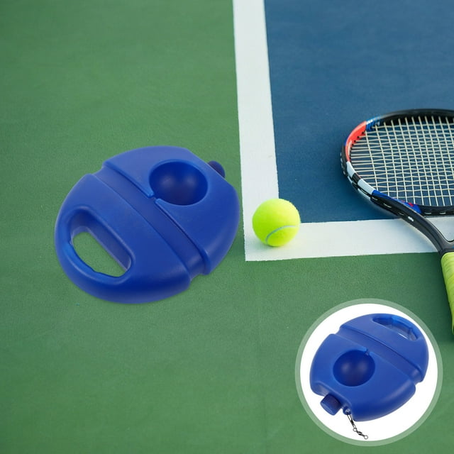 FESTFENDS Professional Tennis Trainer Base Only with Strong Rebound for Portable Solo Training in Blue