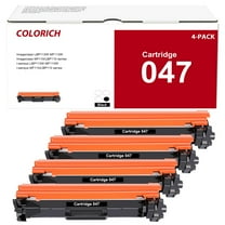 047 Black Toner Cartridge Compatible for Canon 047 Cartridge 047 CRG047 CRG-047 i-SENSYS MF113W LBP113W ImageCLASS MF113W LBP113W 4-Pack