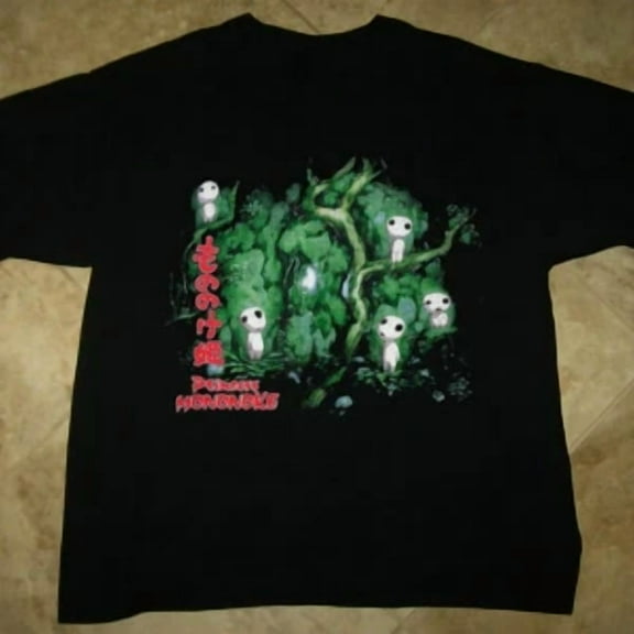 RARE Princess Mononoke Studio Ghibli Cotton Unisex S-4XL T-shirt VN2002
