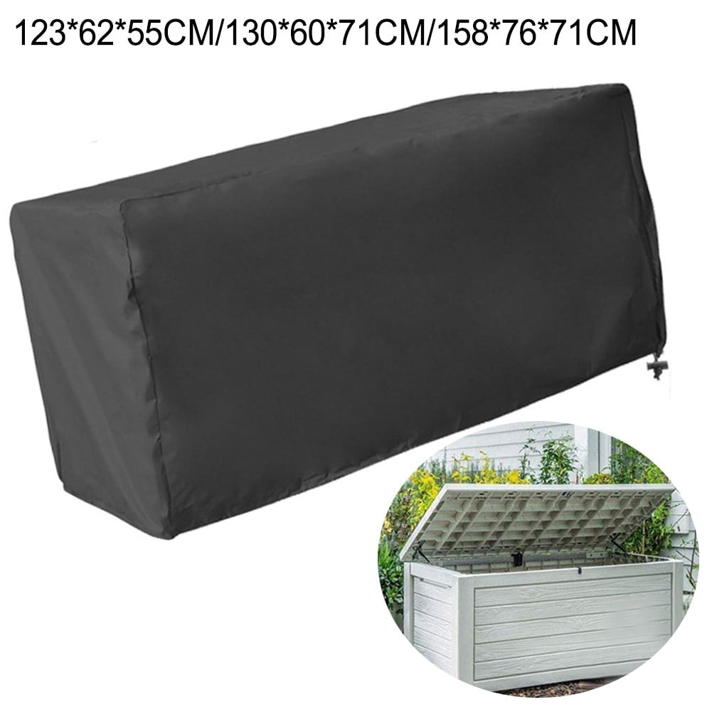 Ana Outdoor Patio Garden Furniture Waterproof Covers 210D Oxford Fabric Anti-UV Dust Proof Furniture Covers Large Deck Box CoverHome Decor