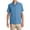 Celadon, variant on Textured Camp Shirt with Chest Pocket Short Sleeve Open Collar