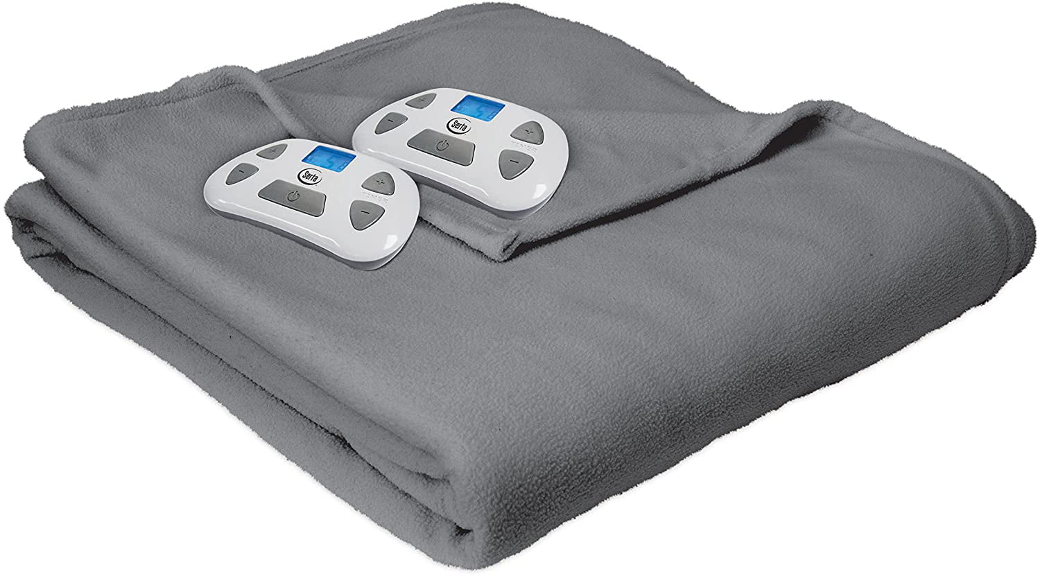 Serta Microplush Electric Heated Warming Blanket Twin Garnet 