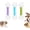 3PCS-B, variant on Cat Qtip Toy - Giant Cotton Swab Cat Toy for Interactive Play, Sturdy for Indoor Cats and Cat Lovers Gift