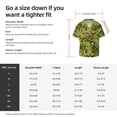 thumbnail image 5 of Pofeuu Carrot Eggplant Print Mens Casual Short Sleeve Shirts Beach Summer Spread Collar Pocket Tops Men's Casual Short-sleeved Shirt-Medium, 5 of 5