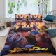 thumbnail image 2 of Juego de Street Fighter Conjunto de sábanas temático, trío de piezas, cómodo y amigable con la piel, diseño único, regalo de decoración para el hogar para familiares, amigos y fans,173cm *218cm, 2 of 6