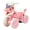 Pink, variant on Eonox Dinosaur Balance Bike for 1-3 Year Olds, Toddler 4-Wheel Walker Scooter with Music & Mist Spray Effects, No-Pedal Training Bike, Birthday Gifts for Boys, Girls