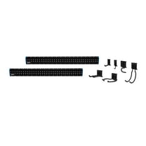 HART 12-Piece Garage Storage Rail Starter Kit, Compatible with HART Storage and Standard Peg Hooks, New Condition