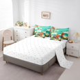 thumbnail image 4 of YST Hawaii Beach 7-Piece Comforter Set, Full, Cartoon Animal, Tropical Ocean, Summer Holiday Theme, 4 of 6