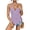 Purple, variant on Women Tie Back Tank Tops Criss Deep V Neck Spaghetti Strap Backless Tanks Going Out Black XS