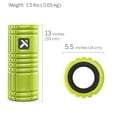thumbnail image 5 of TriggerPoint GRID 1.0 13" Firm Exercise Foam Roller, Lime, 5 of 7