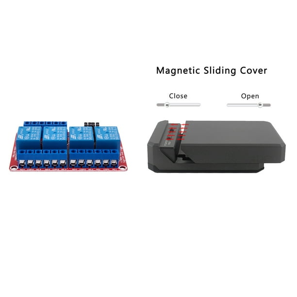 5V High / Low Level with Trigger OptoIsolator 4 Channels Power Relay