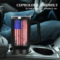thumbnail image 3 of American Flag Tumbler with Handle,40 oz Dad Vacuum Insulated Stainless Steel Travel Tumblers,Patriotic Military Gifts For Veterans, Police, Fathers Day, 4th of July, 3 of 6