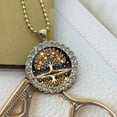 thumbnail image 4 of Stylish New Arrival Tree of Life Design Alloy Round Keychain Anniversary Gift Accessory, 4 of 6