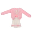 thumbnail image 3 of Conjunto de ropa para muñeca a escala 1/6, incluye traje y falda plisada de 3 piezas para muñeca BJD de 30 cm (12 pulgadas). Rosa claro, 3 of 9