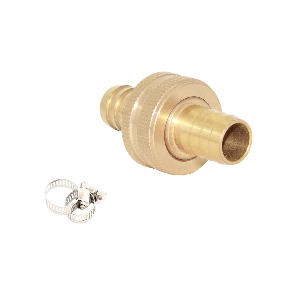 1/2" Solid Brass Quick Connect Hose Pipe Joiner M /M Garden Copper Connector New 