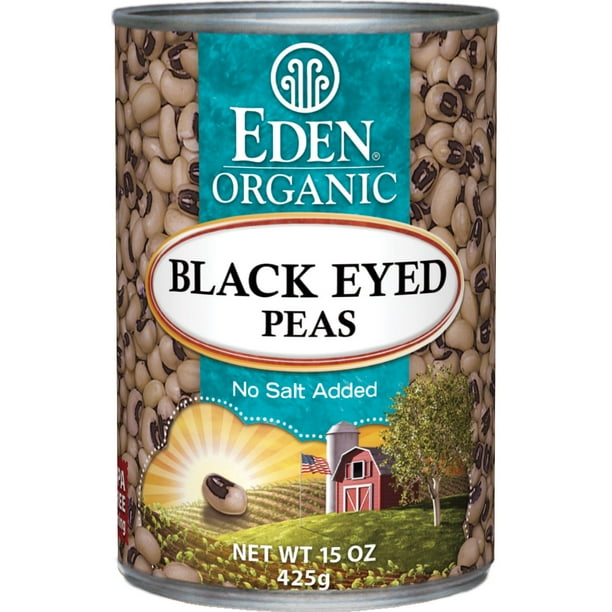 Eden Foods Organic Black Eyed Peas 15 oz Cans Pack of 12 Walmart