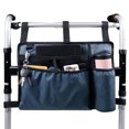 thumbnail image 1 of Bolsa Para Andador Con Portavasos, Bolsa De Almacenamiento De Gran Capacidad, Bolsa Organizadora De Almacenamiento Para Sillas De Ruedas, Bolsa De Almacenamiento Para Andador Con Ruedas Para Discapaci Muyoka Hogar, 1 of 7