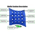 thumbnail image 1 of Coussin d'air pour fauteuil roulant (17 x 17 po avec pompe), coussin de sige gonflable anti-escarres pour prvenir les escarres (gaufre) adapt au, 1 of 4