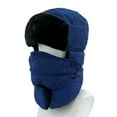 thumbnail image 2 of Men Winter Trapper Hat with Ear Flap Thermal Fur Warm Hat Insulated Baseball Cap with Face Cover, 2 of 3