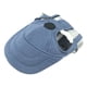 thumbnail image 1 of Hukapapa Pet gorra de pato para las cuatro estaciones, tocado para perros y gatos, gorra de béisbol con sombraazul, 1 of 5