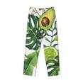 thumbnail image 4 of Balery Watercolor Green Tropical print Men's Pajama Pants,Ultra Lightweight Pjs,Lounge Pant-Medium, 4 of 9