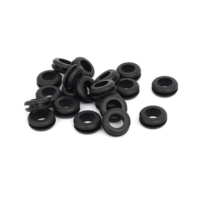 Anillo de goma de sellado, arandela eléctrica, junta negra, diámetro interior de 10 mm, 20 piezas