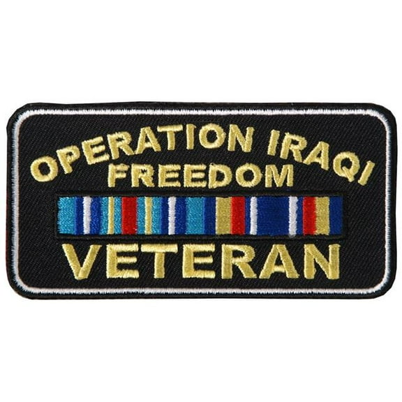 Hot Leathers PPL9181 Iraqi Freedom 4" x 2" Patch 4X2