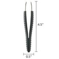 thumbnail image 5 of (4 pack) Equate Stainless Steel Easy-Grip Slant-Tip Tweezers, 1 Count, 5 of 8