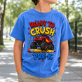 thumbnail image 5 of Back To School Shirt, Custom Grade Monster Truck Tee, Ready To Crush School Outfit, First Day Of School Gift for Students, 5 of 10