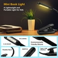 thumbnail image 3 of Luz de Libro, Luz de Lectura Recargable, 9 Luces de Libro LED para Leer en la Cama con 3 Brillos, LáMpara de Lectura FáCil de Enganchar, 3 of 8