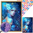 thumbnail image 1 of 5D DIY Taladro Cuadrado AB Parcial Hada Las Flores 45x65cm, 1 of 9