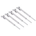 thumbnail image 2 of 5-Piece Stainless Steel Thread Swage Lag Screw Set - 1/8 Inch, Secure Rope Connection with Open Jaws & Safety Pins, Vibration Polished Exterior, Anti-Jamming Threads, Corrosion-Resistant for Marine,, 2 of 6