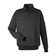 thumbnail image 4 of Harriton M712 Unisex ClimaBloc™ Heavyweight Tactical Quarter-Zip Pullover-Black-2XL, 4 of 6