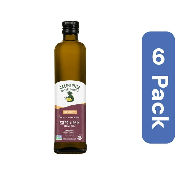 California Olive Ranch Arbequina Reserve Extra Virgin Olive Oil 16.9 fl oz (Pack of 6)
