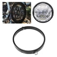 thumbnail image 3 of KIMISS 7 Inch Headlight Bracket Aluminum Alloy Universal Round Headlight Mounting Bracket for Car Motorcycle Conversion, 3 of 8