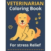 BRIAN MCERS Veterinarian Coloring Book for Stress Relief : Animal Mandala Coloring Book For Doctors, Students, Vet Receptionist, Veterinary Technician, Assistant, Women & Men - Unique Appreciation Gift Idea, Coloring Book For Adults (Paperback)