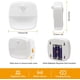 thumbnail image 3 of Lámpara con sensor de movimiento para interiores, lámpara con detector de movimiento que funciona con pilas, luz nocturna LED automática para dormitorio, cocina, pasillo, escaleras, maletero (blanco, 3 of 5