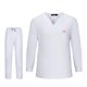 thumbnail image 5 of Ropa de trabajo Salvador para enfermería uniforme con cuello en V pantalones exfoliantes M, 5 of 10
