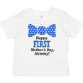 thumbnail image 3 of Inktastic Happy First Mother's Day, Mommy Bow Tie Boys or Girls Baby T-Shirt, 3 of 5