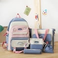 thumbnail image 2 of Bolso Mochilas de lona de 5 uds., alfileres con insignia, Mochilas colgantes, Mochilas de trabajo de viaje de Color Hit, 2 of 8