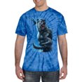 thumbnail image 2 of Wild Bobby, Werewolf Woods in the Night Scary Horror, Pop Culture, Tie-Dye Tees, Spiral Royal, X-Large, 2 of 3