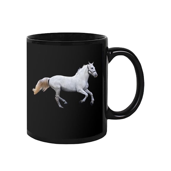 White Horse Galloping Mug - SPIdeals Designs,